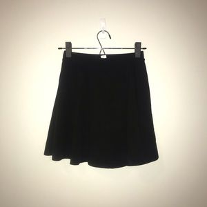 Black skater skirt
